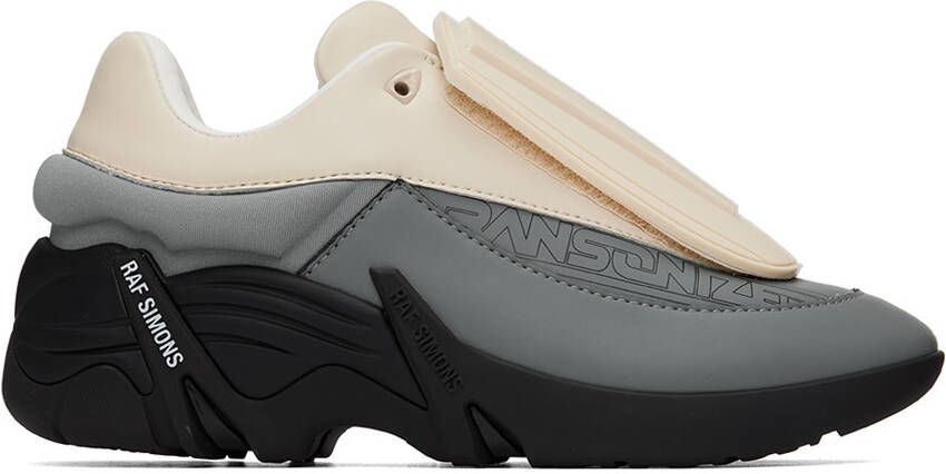 Raf Simons Off-White & Gray Antei Sneakers