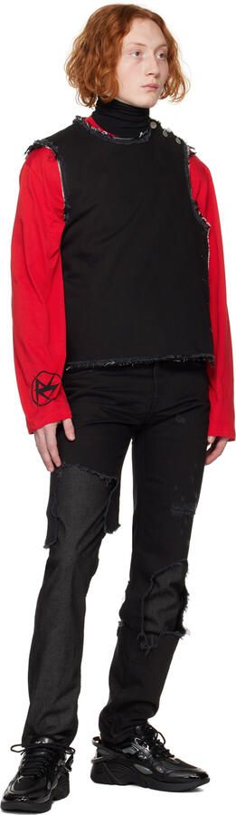 Raf Simons Black Cyclon-21 Sneakers - Picture 4