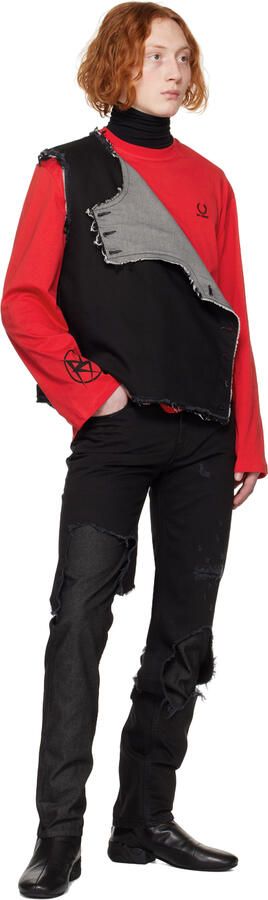 Raf Simons Black Solaris High Boots - Picture 4