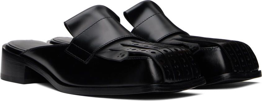 Raf Simons Black Tassel Loafers - Picture 2