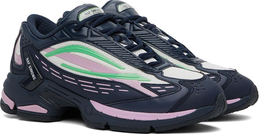 Raf Simons Navy & Pink Ultrasceptre Sneakers - Picture 2