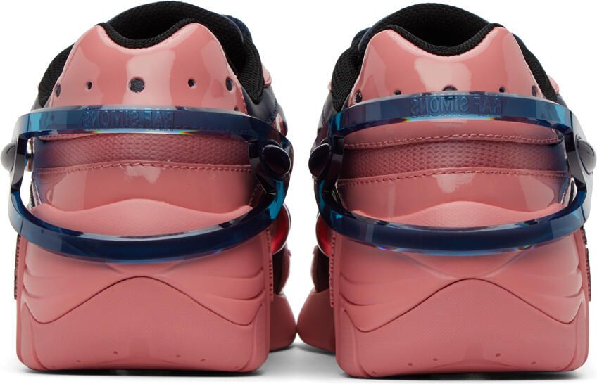 Raf Simons Pink & Navy Cylon-21 Sneakers