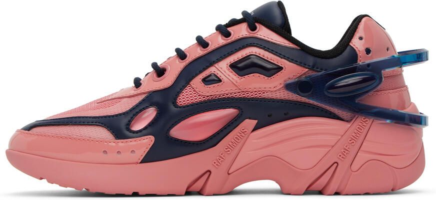 Raf Simons Pink & Navy Cylon-21 Sneakers - Picture 3