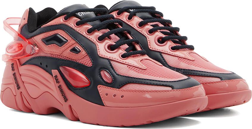 Raf Simons Pink & Navy Cylon-21 Sneakers - Picture 2