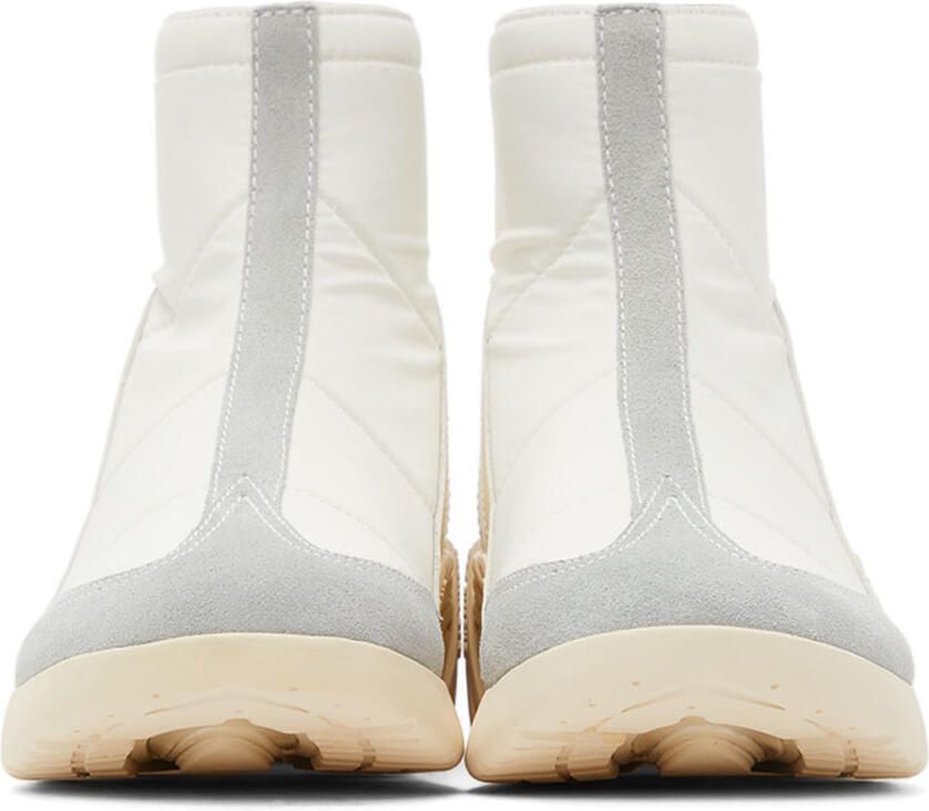 Raf Simons White Cylon-22 High Sneakers - Picture 2