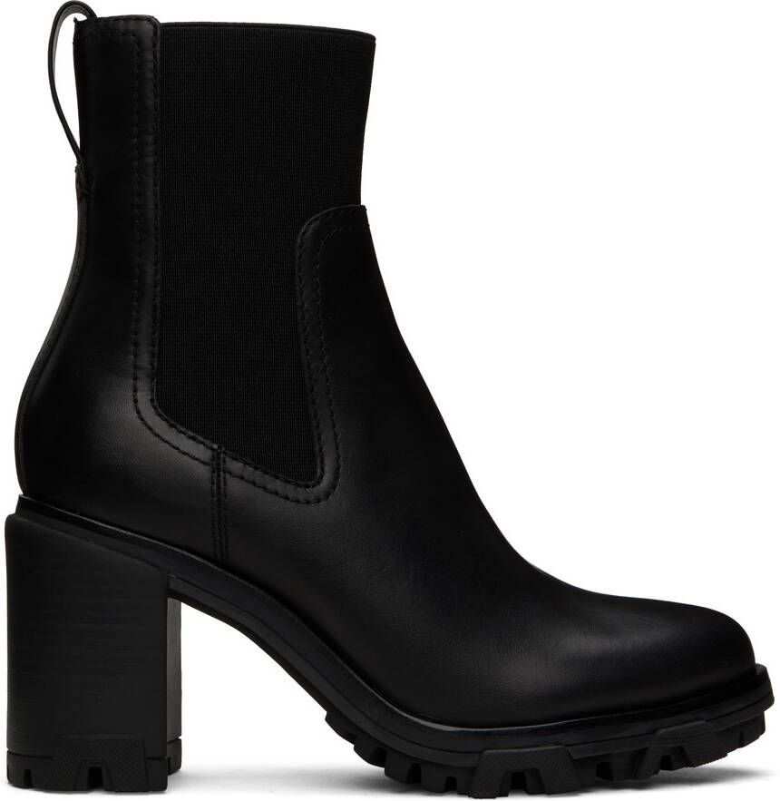 Rag & bone Black Shiloh High Chelsea Boots