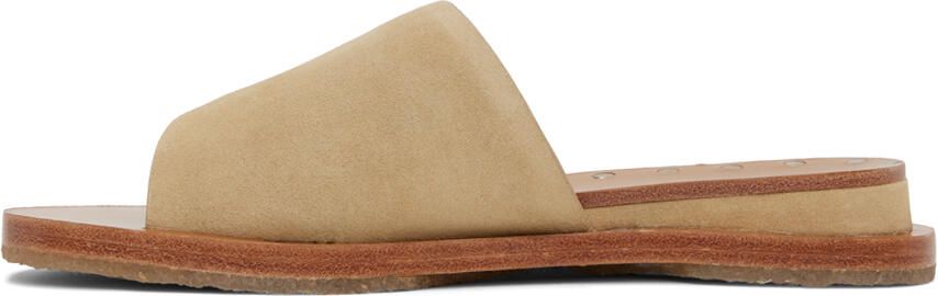 Rag & bone Beige Beau Slides - Picture 3