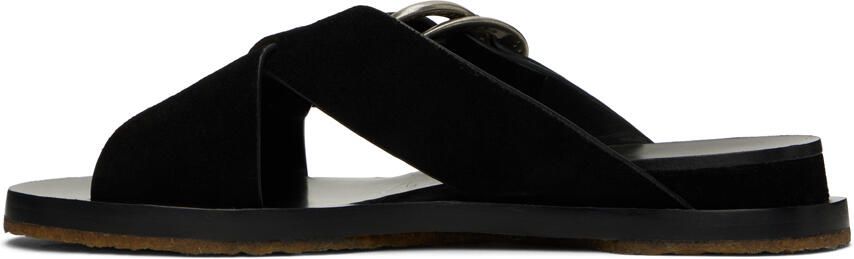 Rag & bone Black Beau Cross Sandals - Picture 4