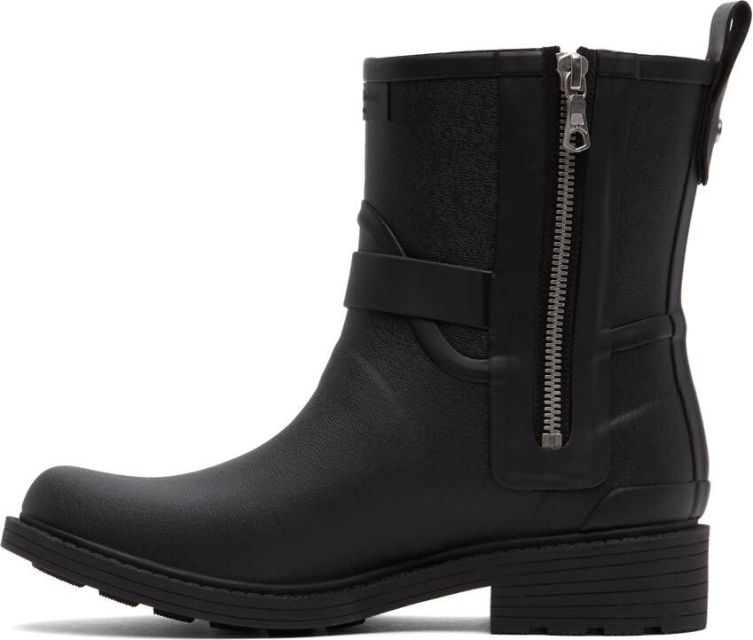Rag & bone Black Moto Rain Boots - Picture 2
