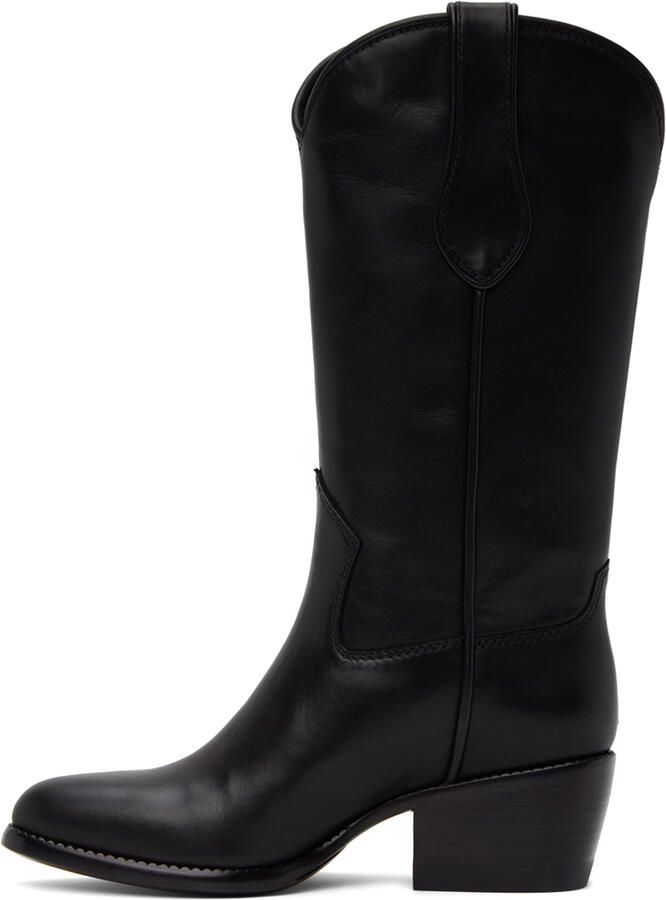 Rag & bone Black RB Cowboy Boots