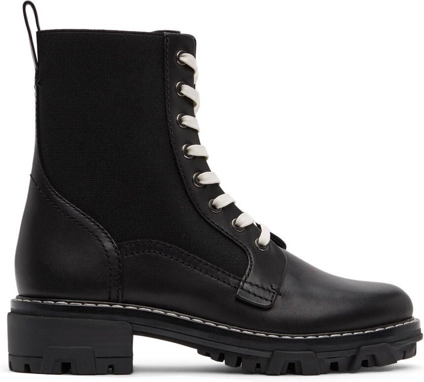 Rag & bone Black Shiloh Boots - Picture 3