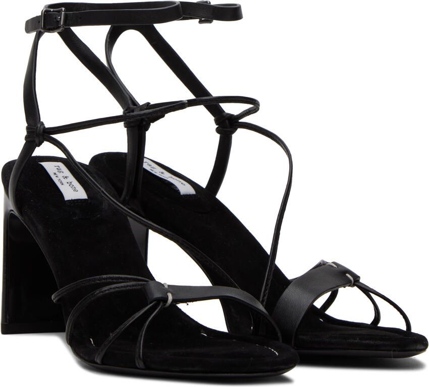Rag & bone Black Vossen Heeled Sandals - Picture 2