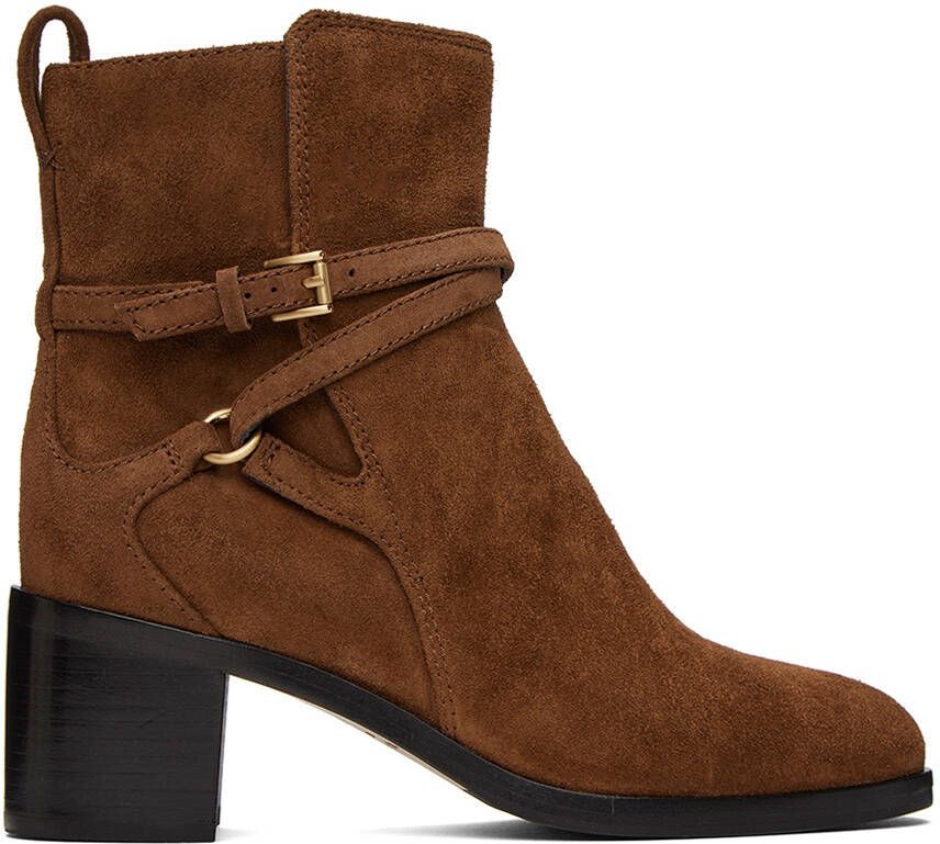 Rag & bone Brown Hazel Buckle Boots