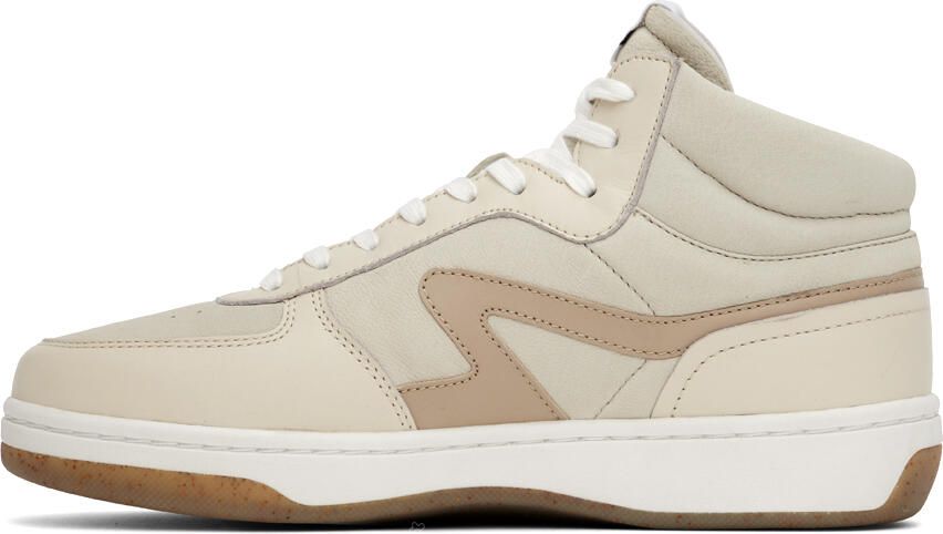 Rag & bone Off-White Retro Court Mid Sneakers - Picture 3