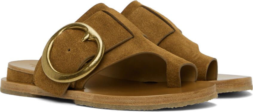 Rag & bone Tan Beau Buckle Sandals - Picture 2