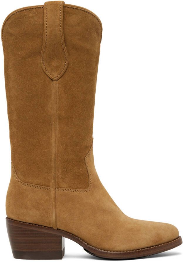 Rag & bone Tan RB Cowboy Boots - Picture 4
