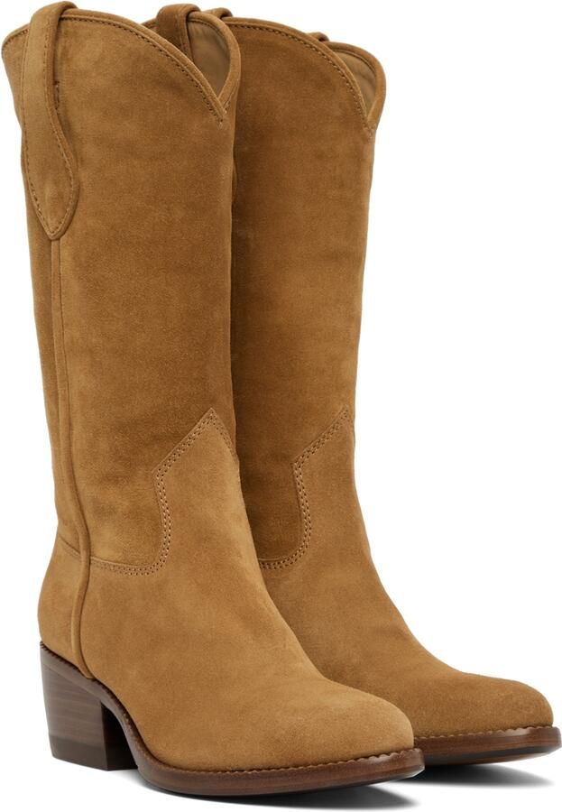 Rag & bone Tan RB Cowboy Boots - Picture 2