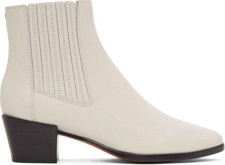 Rag & bone Off-White Rover Ankle Boots
