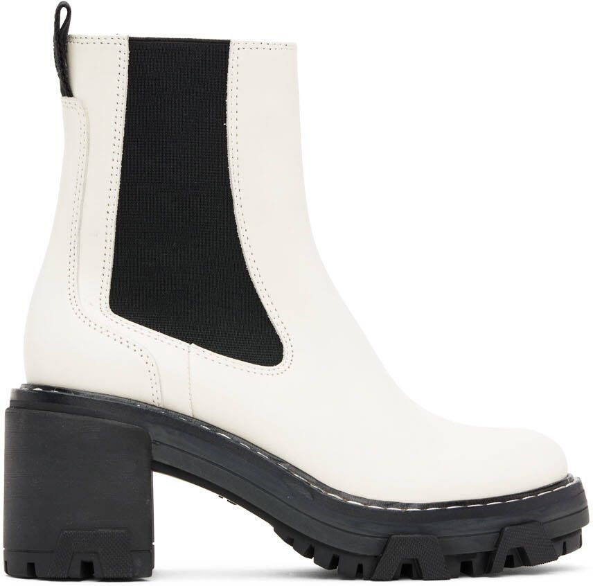 Rag & bone White Shiloh Boots - Picture 5