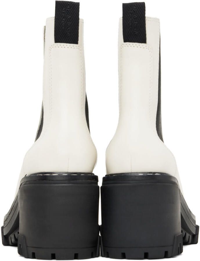 Rag & bone White Shiloh Boots - Picture 3