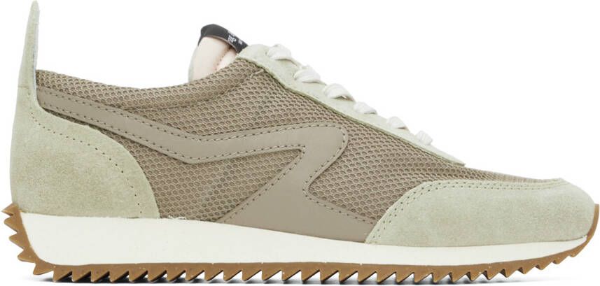 Rag & bone Taupe Retro Runner Sneakers - Picture 5