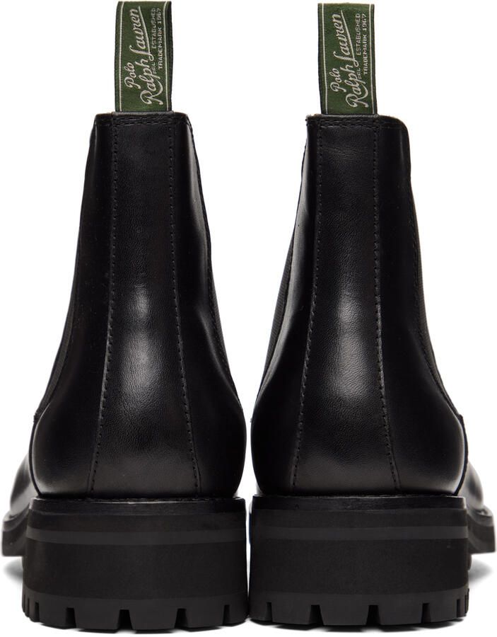 Polo Ralph Lauren Black Bryson Chelsea Boots