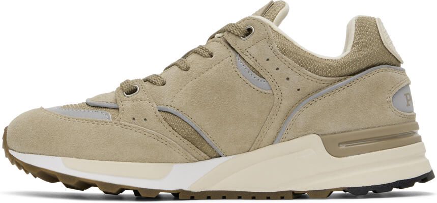 Polo Ralph Lauren Khaki Trackster 200 Sneakers - Picture 3