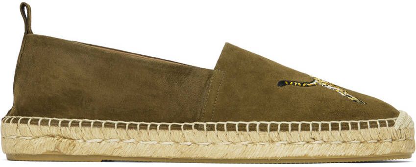 Ralph Lauren Purple Label Khaki Bowsworth Espadrilles - Picture 5