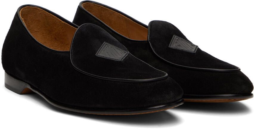 Ralph Lauren Purple Label Black Belvin Loafers - Picture 2