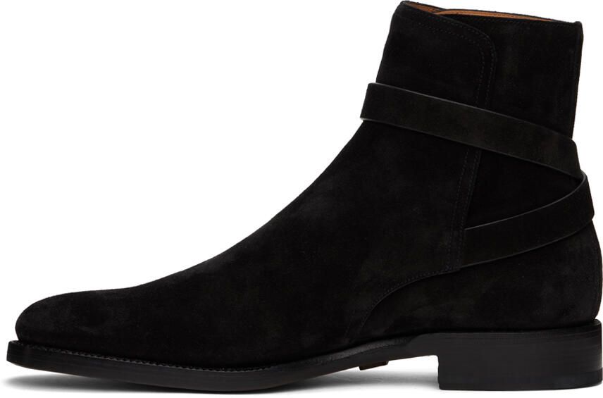 Ralph Lauren Purple Label Black Wellington Chelsea Boots - Picture 3