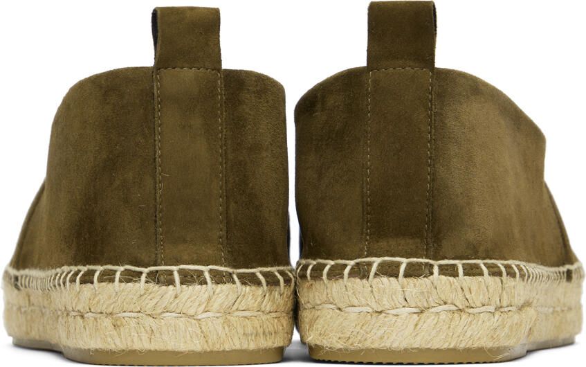 Ralph Lauren Purple Label Khaki Bowsworth Espadrilles