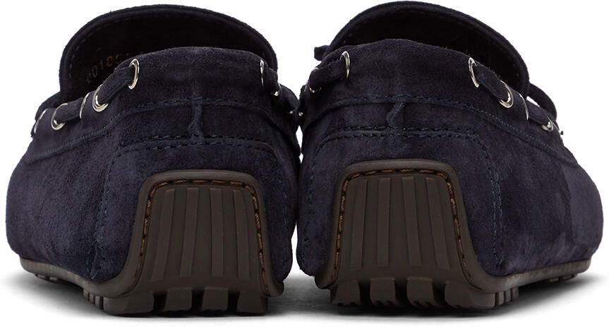 Ralph Lauren Purple Label Navy Harold Tassel Driver Loafers