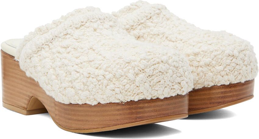 Recto Off-White Bohemian Clogs - Picture 2