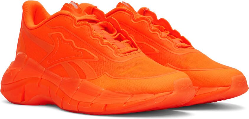 Reebok By Victoria Beckham Orange Zig Kinetica Sneakers - Picture 2