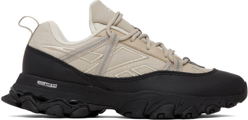 Reebok Classics Beige DMX Trail Shadow Sneakers - Picture 5