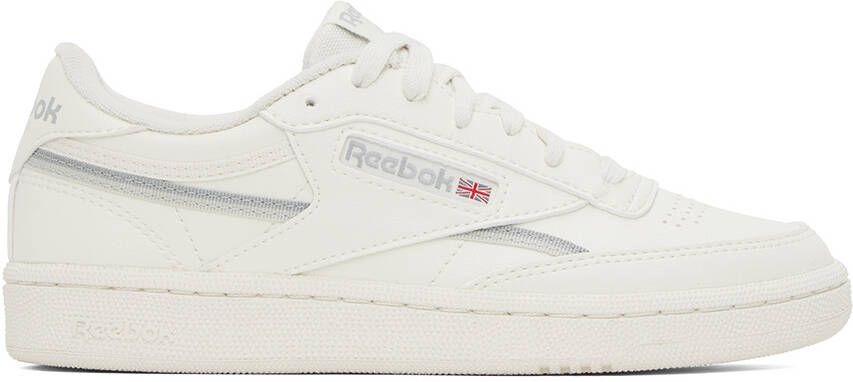 Reebok Classics Off-White & Gray Club C 85 Sneakers - Picture 4