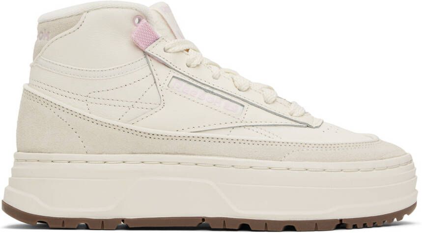 Reebok Classics Off-White Club C Geo Sneakers - Picture 5