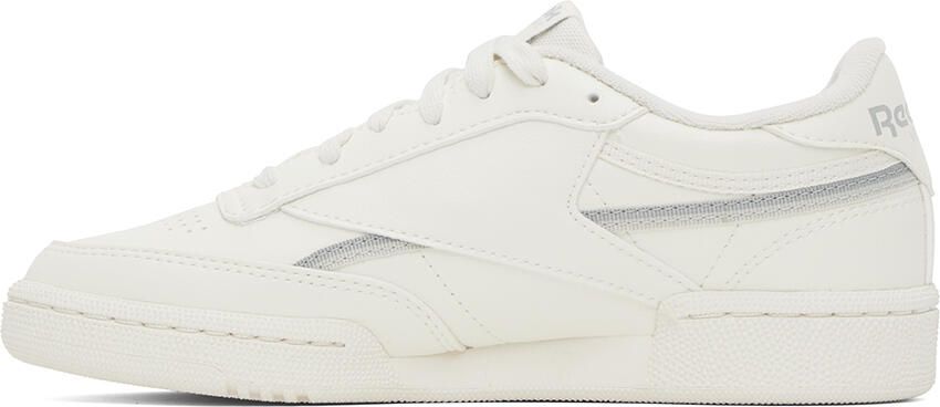 Reebok Classics Off-White & Gray Club C 85 Sneakers - Picture 3