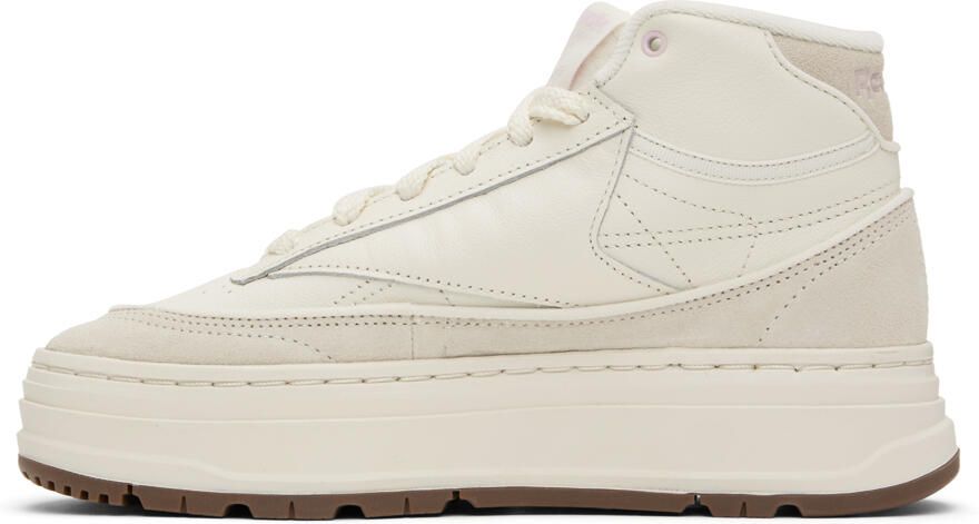 Reebok Classics Off-White Club C Geo Sneakers - Picture 3