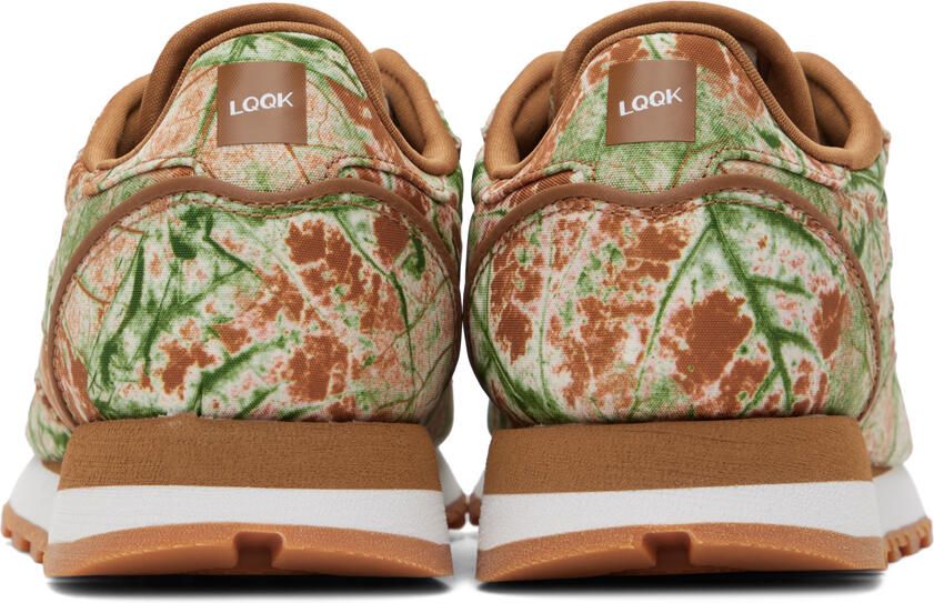Reebok Classics Tan & Green LQQK Edition Sneakers