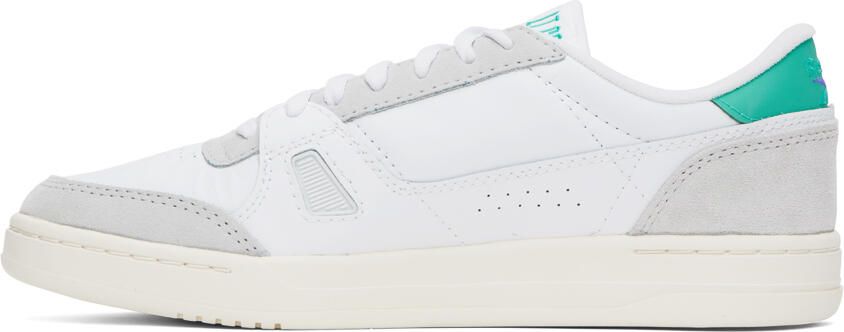 Reebok Classics White & Gray Lt Court Sneakers - Picture 3
