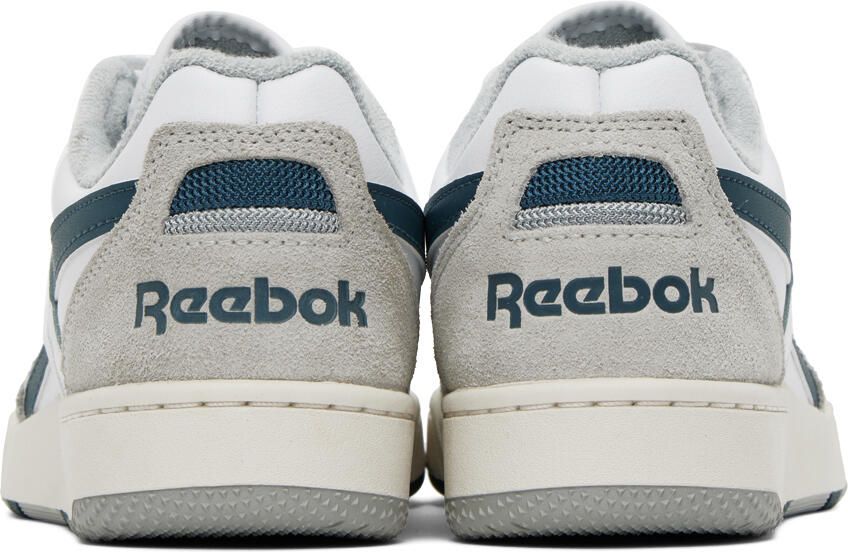 Reebok Classics White & Navy BB 4000 II Sneakers