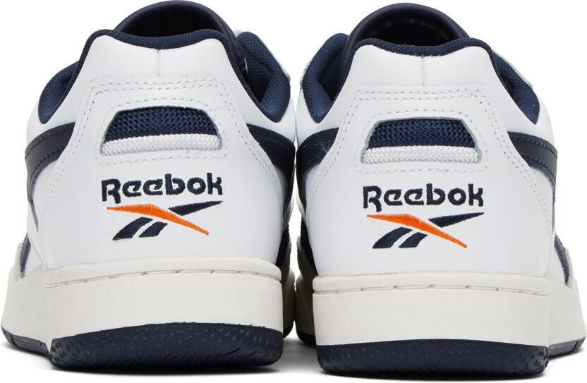 Reebok Classics White & Navy BB 4000 II Sneakers