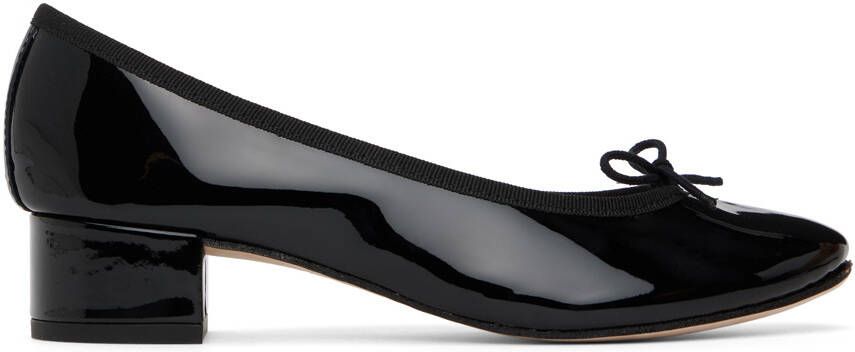 Repetto Black Patent Camille Ballerina Heels - Picture 4