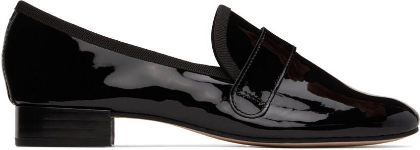 Repetto Black Patent Leather Michael Loafers