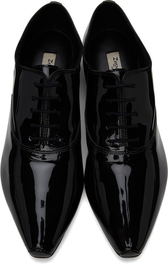 Repetto Black Patent Roy Oxfords
