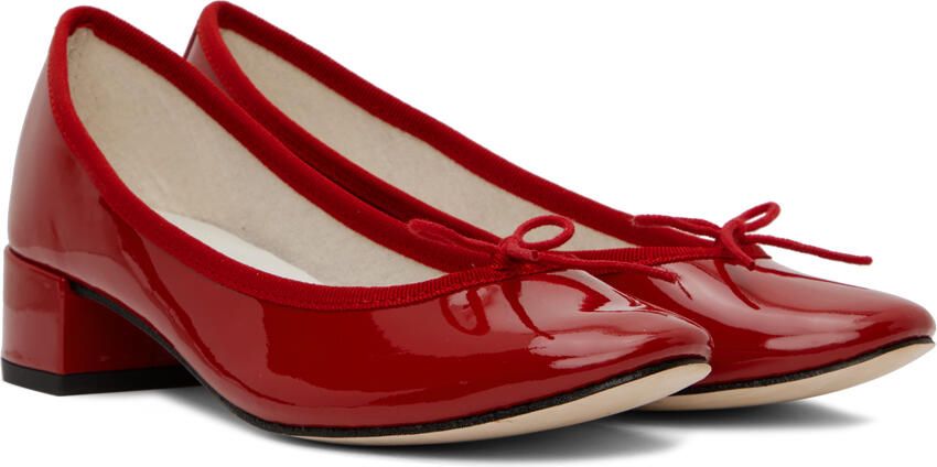 Repetto Red Camille Heels - Picture 3