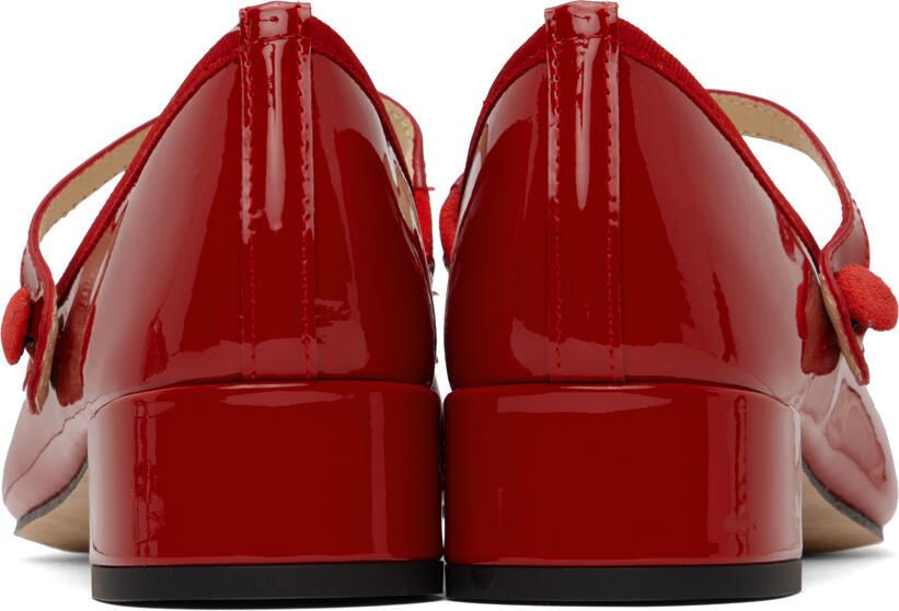 Repetto Red Rose Heels - Picture 2