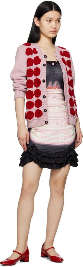 Repetto Red Rose Heels - Picture 6