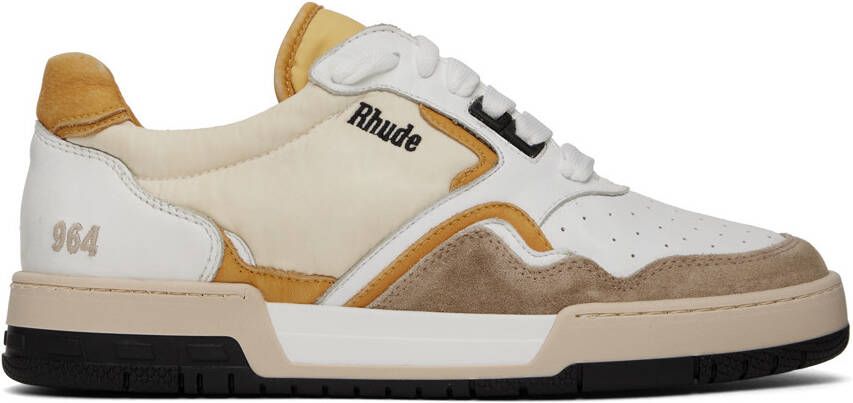 Rhude Beige Racing Sneakers - Picture 5